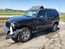 Salvage cars for sale at Woodhaven, MI auction: 2007 Jeep Liberty Sport