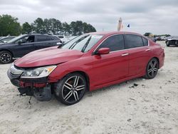 Salvage cars for sale at Loganville, GA auction: 2016 Honda Accord Sport