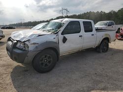 Salvage cars for sale from Copart Greenwell Springs, LA: 2002 Nissan Frontier Crew Cab XE