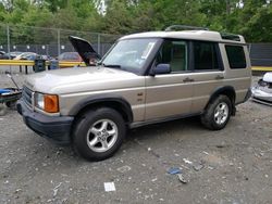 Salvage cars for sale at Waldorf, MD auction: 2002 Land Rover Discovery II SD