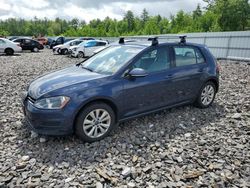 Salvage cars for sale at Windham, ME auction: 2015 Volkswagen Golf TDI