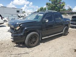 Honda salvage cars for sale: 2008 Honda Ridgeline RTL