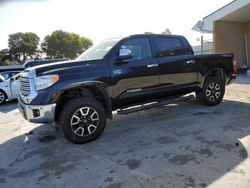 Salvage cars for sale at Hayward, CA auction: 2015 Toyota Tundra Crewmax Limited