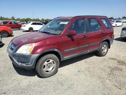 Salvage cars for sale at Antelope, CA auction: 2002 Honda CR-V LX