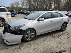 Salvage cars for sale from Copart Candia, NH: 2020 KIA Forte FE