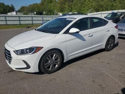 Salvage cars for sale at Assonet, MA auction: 2017 Hyundai Elantra SE