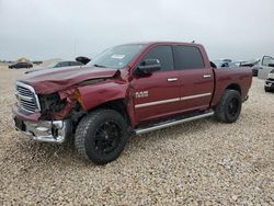 Salvage trucks for sale at New Braunfels, TX auction: 2017 Dodge RAM 1500 SLT