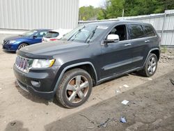 Salvage cars for sale at West Mifflin, PA auction: 2011 Jeep Grand Cherokee Overland