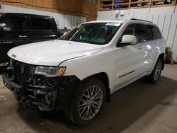 Jeep Vehiculos salvage en venta: 2018 Jeep Grand Cherokee Summit