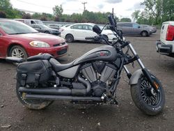 Salvage motorcycles for sale at New Britain, CT auction: 2015 Victory Gunner