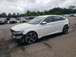Salvage cars for sale at Florence, MS auction: 2018 Honda Accord Sport
