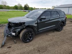 Ford salvage cars for sale: 2022 Ford Explorer ST-Line