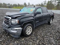 Salvage trucks for sale at Windham, ME auction: 2017 GMC Sierra K1500 SLE