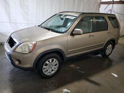 Salvage cars for sale from Copart Ebensburg, PA: 2005 Honda CR-V SE
