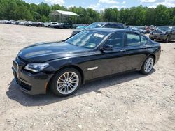 Salvage cars for sale at Charles City, VA auction: 2013 BMW 740 I