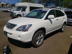 Salvage cars for sale at New Britain, CT auction: 2008 Lexus RX 400H