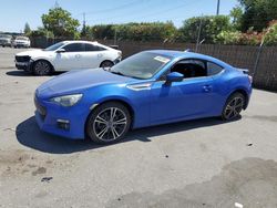 Salvage cars for sale at San Martin, CA auction: 2015 Subaru BRZ 2.0 Limited