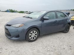 Salvage cars for sale from Copart Wayland, MI: 2017 Toyota Corolla L