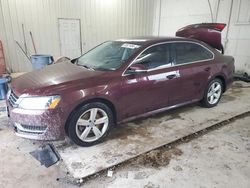 Salvage cars for sale from Copart Madisonville, TN: 2013 Volkswagen Passat SE