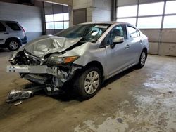 Carros salvage a la venta en subasta: 2012 Honda Civic LX