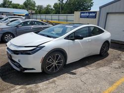 Salvage cars for sale at Wichita, KS auction: 2024 Toyota Prius LE