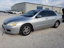 Salvage cars for sale from Copart Haslet, TX: 2006 Honda Accord EX
