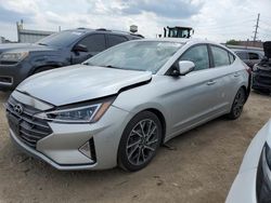 Salvage cars for sale from Copart Chicago Heights, IL: 2019 Hyundai Elantra SEL