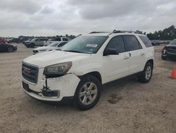 Salvage cars for sale at Houston, TX auction: 2013 GMC Acadia SLE