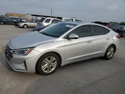 Vehiculos salvage en venta de Copart Grand Prairie, TX: 2019 Hyundai Elantra SEL