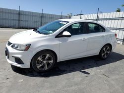 Salvage cars for sale at Antelope, CA auction: 2017 Chevrolet Sonic Premier