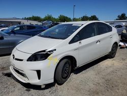 Salvage cars for sale at Sacramento, CA auction: 2015 Toyota Prius