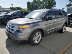 Salvage cars for sale from Copart Sacramento, CA: 2013 Ford Explorer XLT