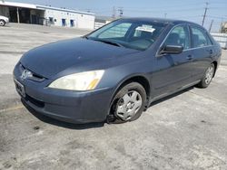 Salvage cars for sale at Sun Valley, CA auction: 2005 Honda Accord LX