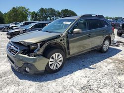 Subaru Outback 2.5i Premium salvage cars for sale: 2018 Subaru Outback 2.5I Premium