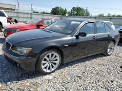 Salvage cars for sale at Montgomery, AL auction: 2007 BMW 750 I