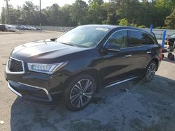 Salvage cars for sale at Savannah, GA auction: 2020 Acura MDX Technology