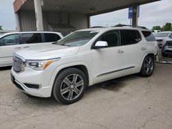 Salvage cars for sale from Copart Fort Wayne, IN: 2017 GMC Acadia Denali