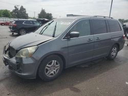 Salvage cars for sale at Moraine, OH auction: 2007 Honda Odyssey EX