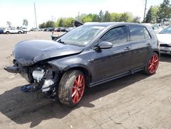 Salvage cars for sale at Denver, CO auction: 2017 Volkswagen GTI Sport