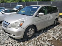 Salvage cars for sale at Waldorf, MD auction: 2005 Honda Odyssey EXL