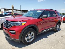Salvage cars for sale at Grand Prairie, TX auction: 2022 Ford Explorer XLT