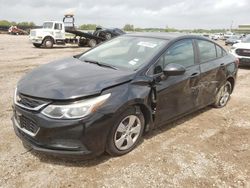 Carros salvage sin ofertas aún a la venta en subasta: 2018 Chevrolet Cruze LS