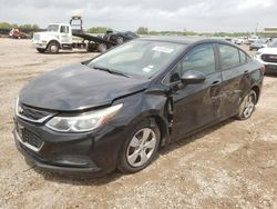 Chevrolet salvage cars for sale: 2018 Chevrolet Cruze LS