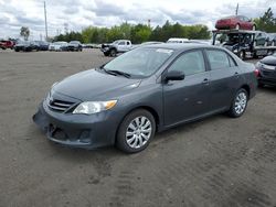 Salvage cars for sale at Denver, CO auction: 2013 Toyota Corolla Base