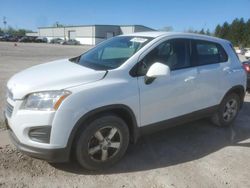 Salvage cars for sale at Leroy, NY auction: 2016 Chevrolet Trax LS