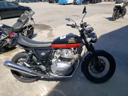 Salvage motorcycles for sale at North Billerica, MA auction: 2023 Royal Enfield Motors INT 650