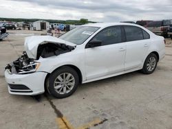 Salvage cars for sale at Grand Prairie, TX auction: 2016 Volkswagen Jetta S