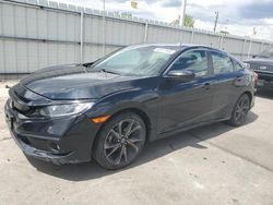 Salvage Cars with No Bids Yet For Sale at auction: 2019 Honda Civic Sport