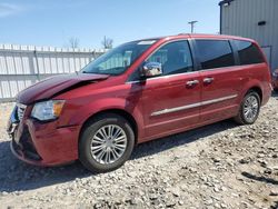 Salvage cars for sale from Copart Appleton, WI: 2016 Chrysler Town & Country Touring L