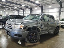 Salvage cars for sale from Copart Ham Lake, MN: 2010 Honda Ridgeline RTS